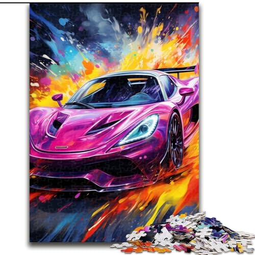 Sportwagen-Puzzle, 1000 Teile, für Erwachsene, Papppuzzle für Teenager und Jugendliche, ideales Geburtstags, 26x38cm Sportwagen-Puzzle, 1000 Teile, für Erwachsene, Papppuzzle für Teenager und Jugendliche, ideales Geburtstags, 26x38cm von LYXIANY