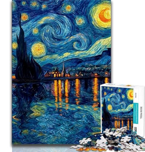 Sternenhimmel-Boot-Puzzle für Erwachsene, 1000-teiliges Puzzle, Denkspiel, Wanddekoration, einzigartige Geburtstags, 38x26cm von LYXIANY