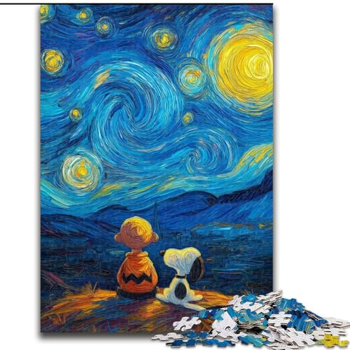 Sternenhimmel-Puzzle, 1000 Teile, für Jugendliche ab 14 Jahren, Wanddekoration, Weihnachts- und Geburtstagsgeschenk (26x38cm) von LYXIANY