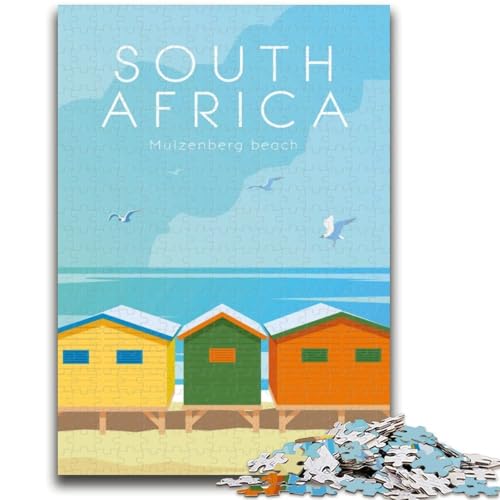 Südafrika-Puzzles für Teenager, anspruchsvolles Spiel und Familienspiel, Künstlersammlung, bildende Kunst für Kinder ab 14 Jahren, 1000 Teile (26x38cm) von LYXIANY