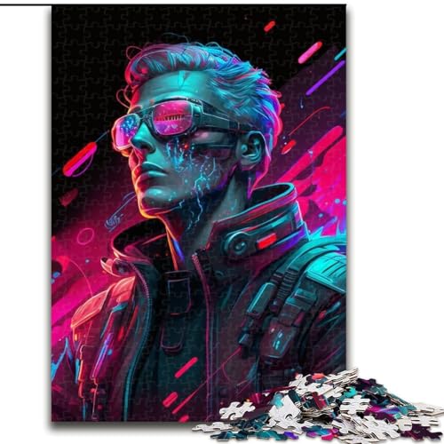 Tech Man 1000-teiliges Puzzle, anspruchsvolles Denkspiel, entspannendes Spielzeug für Teenager, Größe 50x75cm von LYXIANY