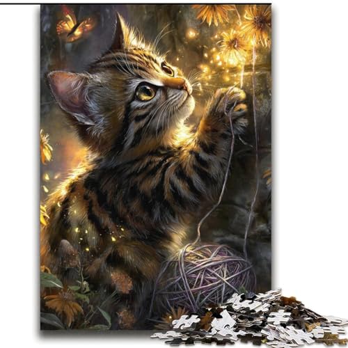 Teufelskätzchen, 2000-teiliges Puzzle für Erwachsene und Jugendliche, Lernspiele, Heimdekoration, Geschenk für die ganze Familie (70x100cm) von LYXIANY