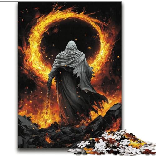 The Dark Knight Puzzle 2000 Teile für Teenager, anspruchsvolles Spiel und Familienspiel Eltern-Kind-Interaktion (70x100cm) von LYXIANY