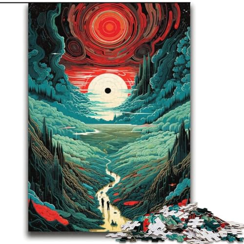 Traumhaft schöne Berge, 2000-teiliges Puzzle für Erwachsene und Jugendliche, Lernspiele, Heimdekoration, Geburtstagsgeschenk, Geschenke, Wandkunst (70x100cm) von LYXIANY