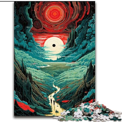 Traumhaft schöne Berge Puzzles für Teenager 1000, Familienunterhaltungsspielzeug ganze Familie (50x75cm) von LYXIANY