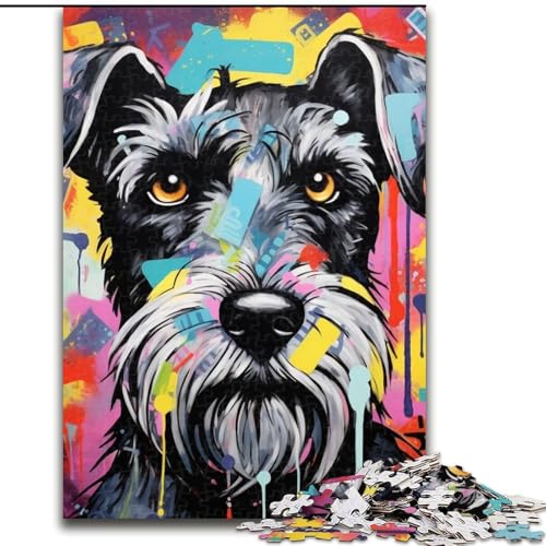 Tukan-Graffiti-Malerei-Puzzle für Erwachsene, 1000-teiliges unmögliches Puzzle für Erwachsene, DIY-Kunstdekor, 26x38cm von LYXIANY