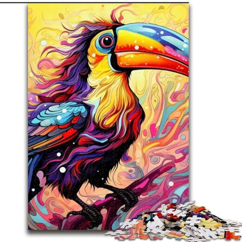 Tukan-Puzzle, 1000 Teile, für Erwachsene, Holzpuzzle für Teenager und Jugendliche, ideales Geburtstags, 50x75cm Tukan-Puzzle, 1000 Teile, für Erwachsene, Holzpuzzle für Teenager und Jugendliche, ideales Geburtstags, 50x75cm von LYXIANY