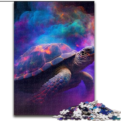 Turtle Nebula 1000-teiliges Puzzle Anspruchsvolles Denkspiel – Entspannendes Spielzeug für Teenager, Größe 50x75cm von LYXIANY