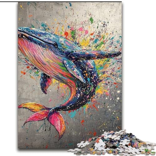 Wal-Graffiti-Puzzles für Erwachsene und Teenager, anspruchsvolles Spiel und Lernspiel für die ganze Familie zum Geburtstag, Weihnachten (50x75cm) von LYXIANY