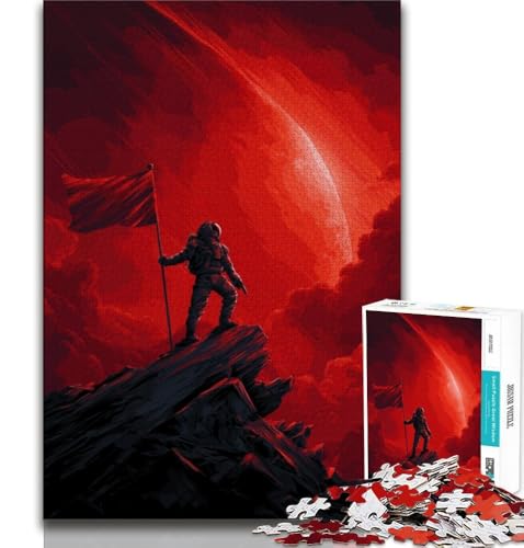 Weltraum-Astronauten-Puzzle für Erwachsene, 1000-teiliges Puzzle, Denkspiel, Wanddekoration, einzigartige Geburtstags, 38x26cm Weltraum-Astronauten-Puzzle für Erwachsene, 1000-teiliges Puzzle, Denkspiel, Wanddekoration, einzigartige Geburtstags, 38x26cm von LYXIANY