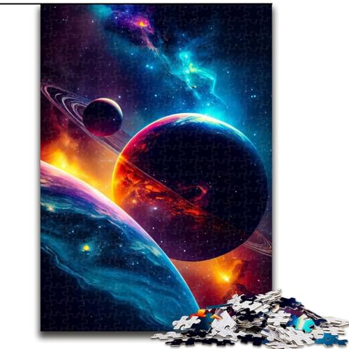 Weltraum-Puzzle, 1000 Teile, für Erwachsene, Kartonpuzzle, Weihnachten, Halloween, Ostern, Neujahr, Größe 38x26cm Weltraum-Puzzle, 1000 Teile, für Erwachsene, Kartonpuzzle, Weihnachten, Halloween, Ostern, Neujahr, Größe 38x26cm von LYXIANY