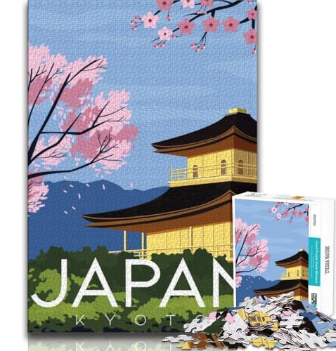 Weltreise-Poster-Puzzles für Erwachsene 1000, für Lernspiele, Herausforderungsspielzeug, ganze Familie, 38x26cm von LYXIANY