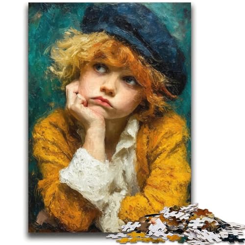 Wütende kleine Jungen-Puzzles für Teenager, 1000 Teile, Denksportspiel, Wanddekoration, einzigartige Geburtstags (38x52cm) von LYXIANY