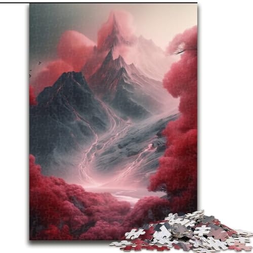 Wunderschöne Berge-Puzzles für Erwachsene, 1000 Teile, Denksportaufgabe und Heimdekoration, Größe 38x26cm Wunderschöne Berge-Puzzles für Erwachsene, 1000 Teile, Denksportaufgabe und Heimdekoration, Größe 38x26cm von LYXIANY