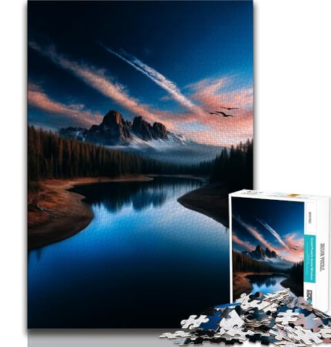 Wunderschöne Berge und Seen, 1000-teiliges Puzzle für Erwachsene und Jugendliche, Quizspiel, Wanddekoration, einzigartige Geburtstags, 50x75cm Wunderschöne Berge und Seen, 1000-teiliges Puzzle für Erwachsene und Jugendliche, Quizspiel, Wanddekoration, einzigartige Geburtstags, 50x75cm von LYXIANY