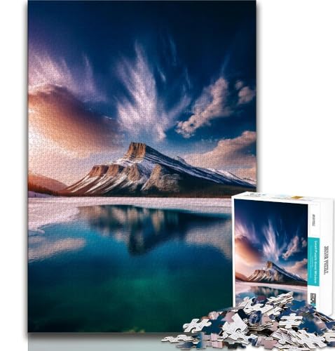 Wunderschöne Berge und Seen, 1000-teiliges Puzzle für Teenager, Lernspielzeug, ganze Familie, 38x26cm Wunderschöne Berge und Seen, 1000-teiliges Puzzle für Teenager, Lernspielzeug, ganze Familie, 38x26cm von LYXIANY