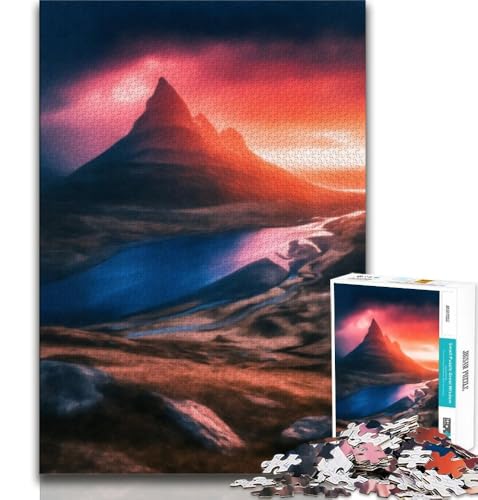 Wunderschöne Berge und Seen Puzzle für Erwachsene 1000, für Lernspiele, Herausforderungsspielzeug, ganze Familie, 50x75cm Wunderschöne Berge und Seen Puzzle für Erwachsene 1000, für Lernspiele, Herausforderungsspielzeug, ganze Familie, 50x75cm von LYXIANY