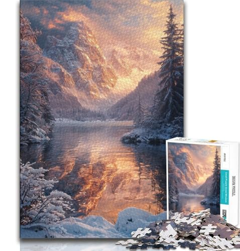 Wunderschöne Berge und Seen Puzzles für Erwachsene, für Lernspiele, Herausforderungsspielzeug, ganze Familie, 38x26cm Wunderschöne Berge und Seen Puzzles für Erwachsene, für Lernspiele, Herausforderungsspielzeug, ganze Familie, 38x26cm von LYXIANY
