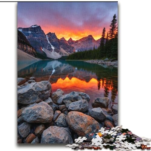 Wunderschöne Berge und Seen Puzzles für Teenager, 2000 Puzzles, Entspannungsspiele ganze Familie (70x100cm) von LYXIANY