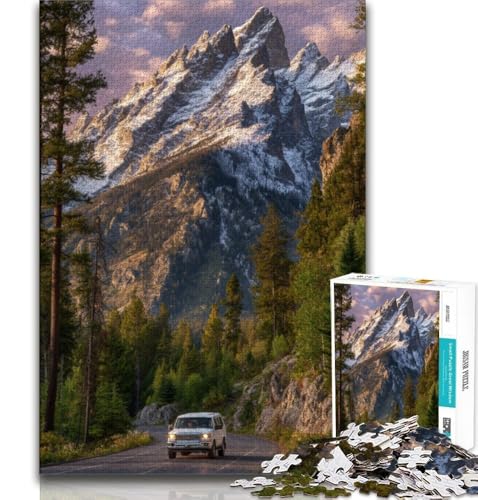 Wunderschönes Bergfluss-Puzzle für Erwachsene, 1000-teiliges Puzzle, Denkspiel, Wanddekoration, einzigartige Geburtstags, 50x75cm Wunderschönes Bergfluss-Puzzle für Erwachsene, 1000-teiliges Puzzle, Denkspiel, Wanddekoration, einzigartige Geburtstags, 50x75cm von LYXIANY