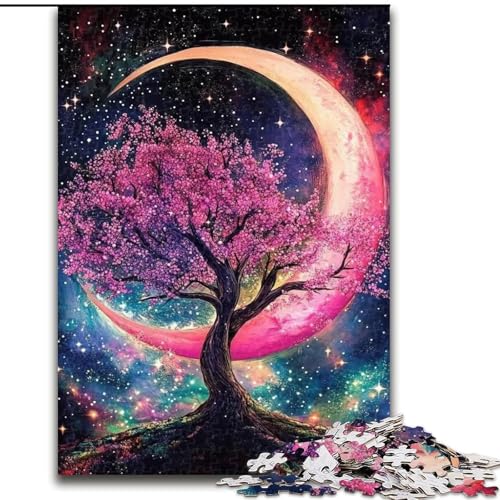 Yin-Yang-Baum-Puzzle für Erwachsene, 1000-teiliges Puzzle, Spielzeug-Intellektuelles Spiel, Künstlersammlung, Bildende Kunst (Größe 26x38cm) von LYXIANY