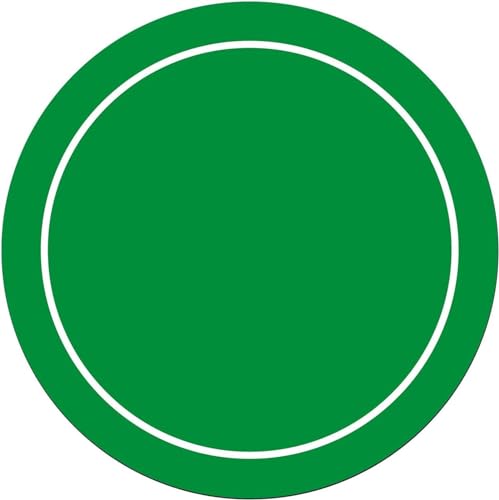 LYZXYZAI Runde Pokermatte Texas Holdem Pokermatte Pokermatte Aus Gummi Pokermatte Auf Rollen Für Multiplayer-Pokerspiele Pokerkarten,004,120 * 120CM von LYZXYZAI
