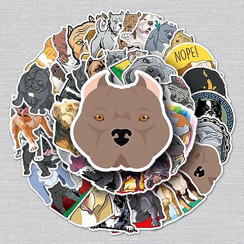 Böse Hund Aufkleber Bully Dog Sticker Set 50 Stücke Niedlich Deko für Auto Laptop Skateboard Fahrrad Moped Motorrad Fahrrad Computer,Geeignet für Erwachsene Kinder Böse Hund Aufkleber Bully Dog Sticker Set 50 Stücke Niedlich Deko für Auto Laptop Skateboard Fahrrad Moped Motorrad Fahrrad Computer,Geeignet für Erwachsene Kinder von LYunMu