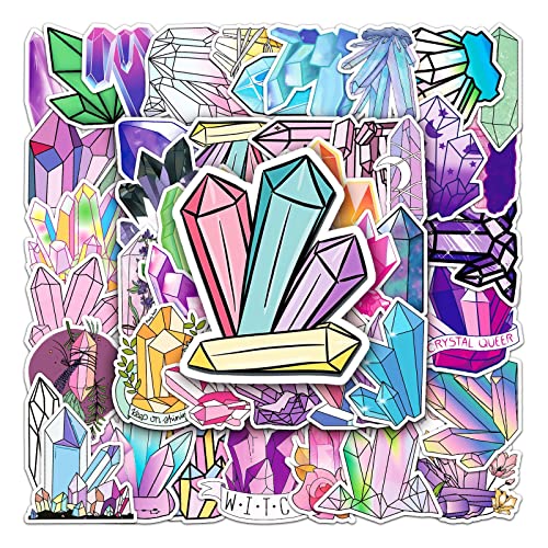 Crystal Aufkleber Kristall Sticker Set 100 Stücke Kawaii Deko für Auto Laptop Skateboard Fahrrad Moped Motorrad Fahrrad Computer,Geeignet für Erwachsene Kinder von LYunMu