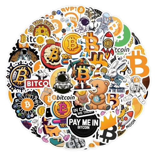 Die Bitcoins Aufkleber 50 Stücke Niedlich Deko für Auto Laptop Skateboard Fahrrad Moped Motorrad Fahrrad Computer,Geeignet für Erwachsene Kinder Bitcoin ästhetisch Sticker Set Die Bitcoins Aufkleber 50 Stücke Niedlich Deko für Auto Laptop Skateboard Fahrrad Moped Motorrad Fahrrad Computer,Geeignet für Erwachsene Kinder Bitcoin ästhetisch Sticker Set von LYunMu