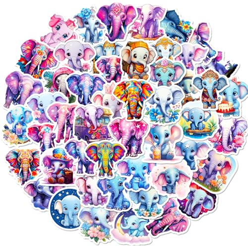 Kleiner Elefant Aufkleber Elephant Sticker Set 50 Stücke Niedlich Deko für Auto Laptop Skateboard Fahrrad Moped Motorrad Fahrrad Computer,Geeignet für Erwachsene Kinder Kleiner Elefant Aufkleber Elephant Sticker Set 50 Stücke Niedlich Deko für Auto Laptop Skateboard Fahrrad Moped Motorrad Fahrrad Computer,Geeignet für Erwachsene Kinder von LYunMu