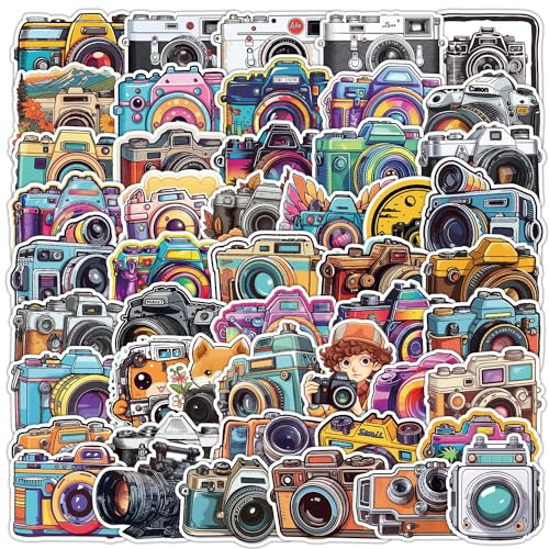 Retro-Kamera Aufkleber Retro Camera Sticker Set 50 Stücke Niedlich Deko für Auto Laptop Skateboard Fahrrad Moped Motorrad Fahrrad Computer,Geeignet für Erwachsene Kinder Retro-Kamera Aufkleber Retro Camera Sticker Set 50 Stücke Niedlich Deko für Auto Laptop Skateboard Fahrrad Moped Motorrad Fahrrad Computer,Geeignet für Erwachsene Kinder von LYunMu
