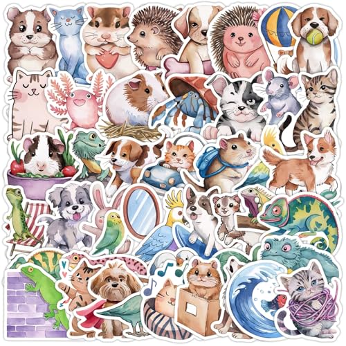 Süße Tiere Aufkleber 50 Stücke Niedlich Deko für Auto Laptop Skateboard Fahrrad Moped Motorrad Fahrrad Computer,Geeignet für Erwachsene Kinder Tiere ästhetisch Sticker Set Süße Tiere Aufkleber 50 Stücke Niedlich Deko für Auto Laptop Skateboard Fahrrad Moped Motorrad Fahrrad Computer,Geeignet für Erwachsene Kinder Tiere ästhetisch Sticker Set von LYunMu