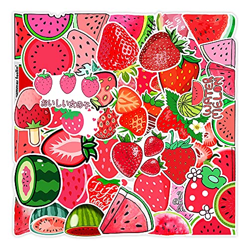Wassermelone Erdbeeren Aufkleber Erdbeeren Sticker Set 50 Stücke Niedlich Deko für Auto Laptop Skateboard Fahrrad Moped Motorrad Fahrrad Computer,Geeignet für Erwachsene Kinder Wassermelone Erdbeeren Aufkleber Erdbeeren Sticker Set 50 Stücke Niedlich Deko für Auto Laptop Skateboard Fahrrad Moped Motorrad Fahrrad Computer,Geeignet für Erwachsene Kinder von LYunMu