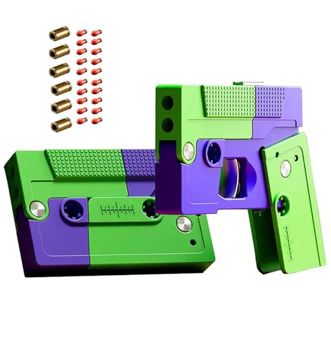 Dekompressions-Spielzeug Falten Verformbar, (Mit 6 Koffer+20 Kugeln) Weiche Schusswaffen Spielzeug Mehrfachfunktion EDC Spielzeug, FüR Erwachsene Und Kinder Spielzeug von LZAHSH