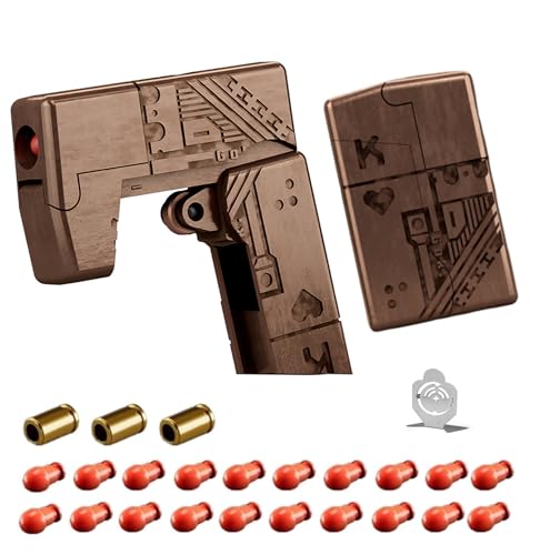 Legierung Anti Stress Spielzeug,Kann Verformt Werden Soft Bullet Guns Toy + 10 Soft Bullet BüRo-Schreibtisch EDC Spielzeug, Freunde von LZAHSH