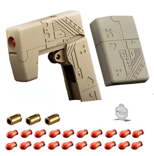 Legierung Anti Stress Spielzeug,Kann Verformt Werden Soft Bullet Guns Toy + 10 Soft Bullet BüRo-Schreibtisch EDC Spielzeug, Freunde von LZAHSH