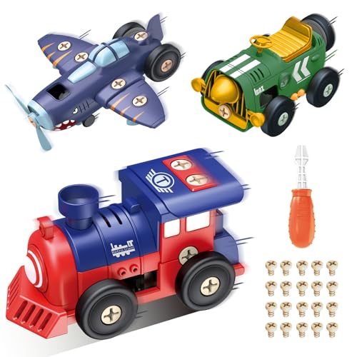 LZDMY Werkzeug Kinder ab 3 Jahre, 3 Stück Kinderspielzeug Montessori Spielwerkzeug Auto Montage, Kinder Schrauben Spielzeug Bauen Geburtstag Ostern Weihnacht Geschenk für 3 4 5 6 Jahre Junge Mädchen LZDMY Werkzeug Kinder ab 3 Jahre, 3 Stück Kinderspielzeug Montessori Spielwerkzeug Auto Montage, Kinder Schrauben Spielzeug Bauen Geburtstag Ostern Weihnacht Geschenk für 3 4 5 6 Jahre Junge Mädchen von LZDMY