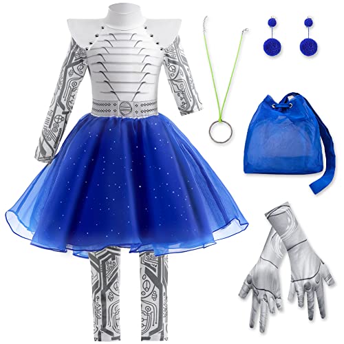 LZH Zombies Alien Kostüme Kleid für Mädchen Kids Cosplay Addison Cheerleading Kostüm Prinzessin Halloween Outfits LZH Zombies Alien Kostüme Kleid für Mädchen Kids Cosplay Addison Cheerleading Kostüm Prinzessin Halloween Outfits von LZH