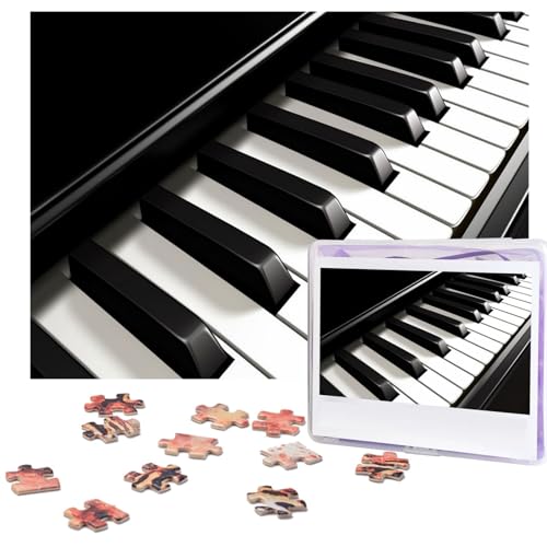Puzzle, 500 Teile, Klaviertastenpuzzles, personalisiertes Bildpuzzle für Erwachsene, Fotopuzzles, Holzpuzzles, Geschenk, klassisches Puzzle für Familie, Hochzeit, Geburtstag, Valentinstag Puzzle, 500 Teile, Klaviertastenpuzzles, personalisiertes Bildpuzzle für Erwachsene, Fotopuzzles, Holzpuzzles, Geschenk, klassisches Puzzle für Familie, Hochzeit, Geburtstag, Valentinstag von LZQPOEAS