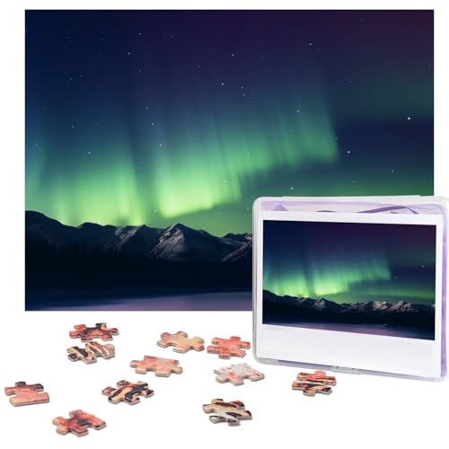 Puzzle, 500 Teile, Nord-Aurora-Nacht-Puzzles, personalisiertes Bildpuzzle für Erwachsene, Fotopuzzles, Holzpuzzles, Geschenk, klassisches Puzzle für Familie, Hochzeit, Geburtstag, Valentinstag Puzzle, 500 Teile, Nord-Aurora-Nacht-Puzzles, personalisiertes Bildpuzzle für Erwachsene, Fotopuzzles, Holzpuzzles, Geschenk, klassisches Puzzle für Familie, Hochzeit, Geburtstag, Valentinstag von LZQPOEAS