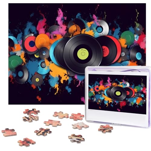 Puzzle, 500 Teile, mehrfarbig, Musik-Puzzle, personalisiertes Bild, Puzzle für Erwachsene, Fotopuzzles, Holzpuzzles, Geschenk, klassisches Puzzle für Familie, Hochzeit, Geburtstag, Valentinstag Puzzle, 500 Teile, mehrfarbig, Musik-Puzzle, personalisiertes Bild, Puzzle für Erwachsene, Fotopuzzles, Holzpuzzles, Geschenk, klassisches Puzzle für Familie, Hochzeit, Geburtstag, Valentinstag von LZQPOEAS