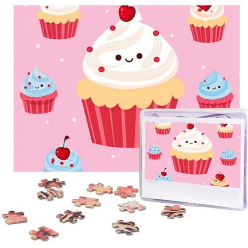 Puzzle, 500 Teile, niedliche Cupcake-Puzzles, personalisiertes Bildpuzzle für Erwachsene, Fotopuzzles, Holzpuzzles, Geschenk, klassisches Puzzle für Familie, Hochzeit, Geburtstag, Valentinstag Puzzle, 500 Teile, niedliche Cupcake-Puzzles, personalisiertes Bildpuzzle für Erwachsene, Fotopuzzles, Holzpuzzles, Geschenk, klassisches Puzzle für Familie, Hochzeit, Geburtstag, Valentinstag von LZQPOEAS