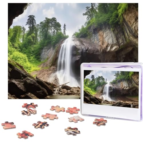 Puzzle 500 Teile Berg Wasserfall Puzzles Personalisiertes Bilderpuzzle für Erwachsene Fotopuzzles Holzpuzzles Geschenk Klassisches Puzzle für Familie Hochzeit Geburtstag Valentinstag Puzzle 500 Teile Berg Wasserfall Puzzles Personalisiertes Bilderpuzzle für Erwachsene Fotopuzzles Holzpuzzles Geschenk Klassisches Puzzle für Familie Hochzeit Geburtstag Valentinstag von LZQPOEAS