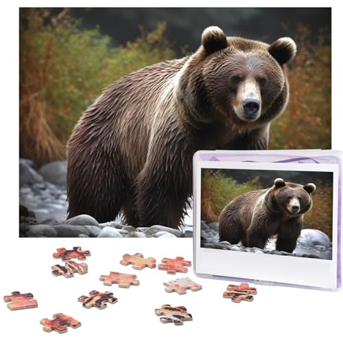 Puzzle 500 Teile Braunbär Puzzles Personalisiertes Bilderpuzzle für Erwachsene Fotopuzzles Holzpuzzles Geschenk Klassisches Puzzle für Familie Hochzeit Geburtstag Valentinstag Puzzle 500 Teile Braunbär Puzzles Personalisiertes Bilderpuzzle für Erwachsene Fotopuzzles Holzpuzzles Geschenk Klassisches Puzzle für Familie Hochzeit Geburtstag Valentinstag von LZQPOEAS