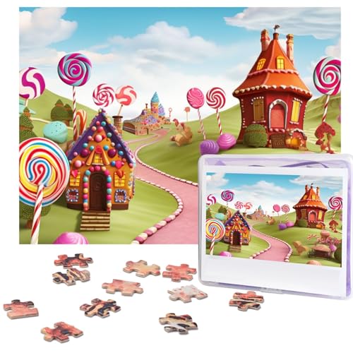 Puzzle 500 Teile Candy Land Puzzles Personalisiertes Bilderpuzzle für Erwachsene Fotopuzzles Holzpuzzles Geschenk Klassisches Puzzle für Familie Hochzeit Geburtstag Valentinstag Puzzle 500 Teile Candy Land Puzzles Personalisiertes Bilderpuzzle für Erwachsene Fotopuzzles Holzpuzzles Geschenk Klassisches Puzzle für Familie Hochzeit Geburtstag Valentinstag von LZQPOEAS