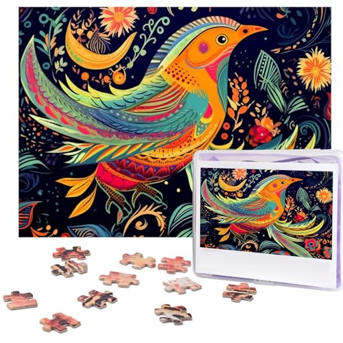 Puzzle 500 Teile Ethnischer Stil Vögel Puzzles Personalisiertes Bilderpuzzle für Erwachsene Fotopuzzles Holzpuzzles Geschenk Klassisches Puzzle für Familie Hochzeit Geburtstag Valentinstag Puzzle 500 Teile Ethnischer Stil Vögel Puzzles Personalisiertes Bilderpuzzle für Erwachsene Fotopuzzles Holzpuzzles Geschenk Klassisches Puzzle für Familie Hochzeit Geburtstag Valentinstag von LZQPOEAS