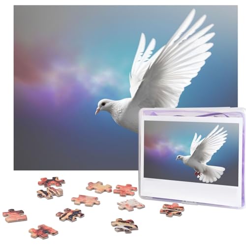 Puzzle 500 Teile Friedenstaube Puzzles Personalisiertes Bilderpuzzle für Erwachsene Fotopuzzles Holzpuzzles Geschenk Klassisches Puzzle für Familie Hochzeit Geburtstag Valentinstag Puzzle 500 Teile Friedenstaube Puzzles Personalisiertes Bilderpuzzle für Erwachsene Fotopuzzles Holzpuzzles Geschenk Klassisches Puzzle für Familie Hochzeit Geburtstag Valentinstag von LZQPOEAS