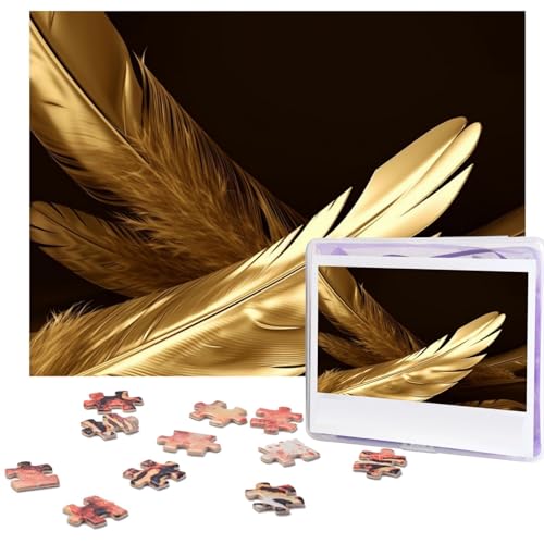 Puzzle 500 Teile Goldene Federn Puzzles Personalisiertes Bilderpuzzle für Erwachsene Fotopuzzles Holzpuzzles Geschenk Klassisches Puzzle für Familie Hochzeit Geburtstag Valentinstag Puzzle 500 Teile Goldene Federn Puzzles Personalisiertes Bilderpuzzle für Erwachsene Fotopuzzles Holzpuzzles Geschenk Klassisches Puzzle für Familie Hochzeit Geburtstag Valentinstag von LZQPOEAS