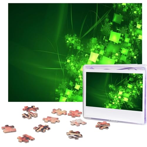 Puzzle 500 Teile Grün Digital Kunst Puzzles Personalisiertes Bilderpuzzle für Erwachsene Fotopuzzles Holzpuzzles Geschenk Klassisches Puzzle für Familie Hochzeit Geburtstag Valentinstag Puzzle 500 Teile Grün Digital Kunst Puzzles Personalisiertes Bilderpuzzle für Erwachsene Fotopuzzles Holzpuzzles Geschenk Klassisches Puzzle für Familie Hochzeit Geburtstag Valentinstag von LZQPOEAS