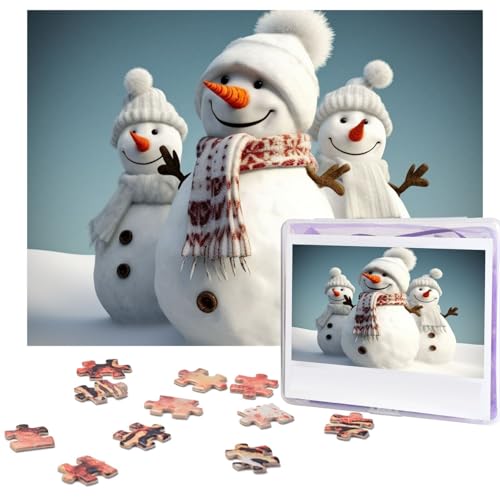 Puzzle 500 Teile Happy Snowman Puzzles Personalisiertes Bilderpuzzle für Erwachsene Fotopuzzles Holzpuzzles Geschenk Klassisches Puzzle für Familie Hochzeit Geburtstag Valentinstag Puzzle 500 Teile Happy Snowman Puzzles Personalisiertes Bilderpuzzle für Erwachsene Fotopuzzles Holzpuzzles Geschenk Klassisches Puzzle für Familie Hochzeit Geburtstag Valentinstag von LZQPOEAS